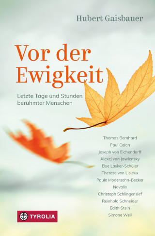 Hubert Gaisbauer: Vor der Ewigkeit