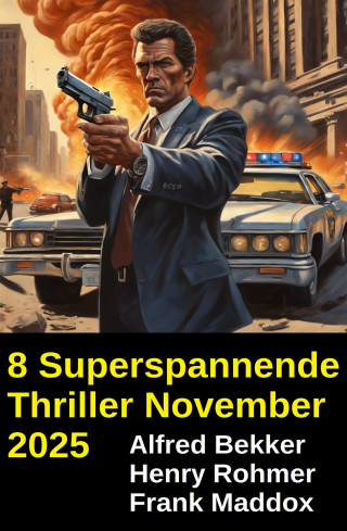Alfred Bekker, Henry Rohmer, Frank Maddox: 8 Superspannende Thriller November 2025