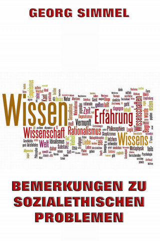 Georg Simmel: Bemerkung zu sozialethischen Problemen