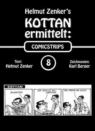 Helmut Zenker: Kottan ermittelt: Comicstrips 8