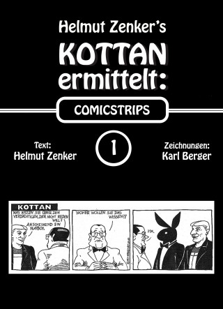 Helmut Zenker: Kottan ermittelt: Comicstrips 1