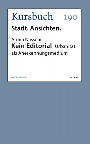 Armin Nassehi: Kein Editorial