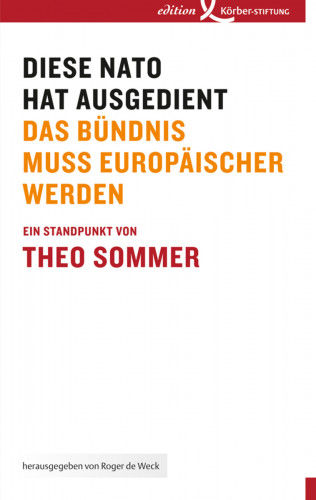 Theo Sommer: Diese NATO hat ausgedient