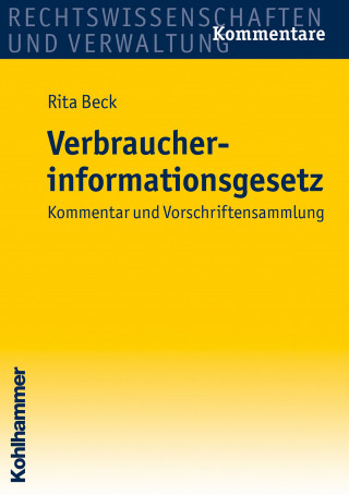 Rita Beck: Verbraucherinformationsgesetz
