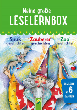 Marion Clausen, Anke Breitenborn: Meine große Leselernbox: Spukgeschichten, Zauberergeschichten, Zoogeschichten