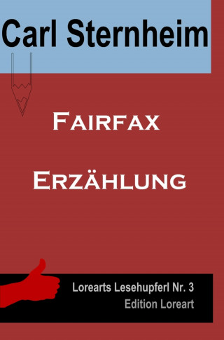 Carl Sternheim: Fairfax