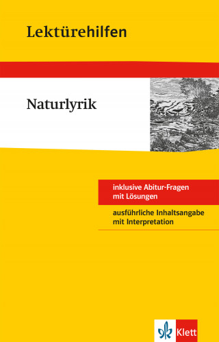 Günter Krause: Klett Lektürehilfen - Naturlyrik