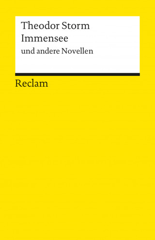 Theodor Storm: Immensee und andere Novellen