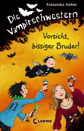 Franziska Gehm: Die Vampirschwestern 11 - Vorsicht, bissiger Bruder!