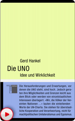Gerd Hankel: Die UNO