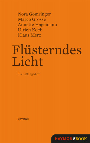 Nora Gomringer, Marco Grosse, Annette Hagemann, Ulrich Koch, Klaus Merz: Flüsterndes Licht