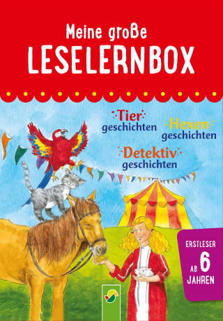 Carola von Kessel, Anke Breitenborn: Meine große Leselernbox: Tiergeschichten, Hexengeschichten, Detektivgeschichten