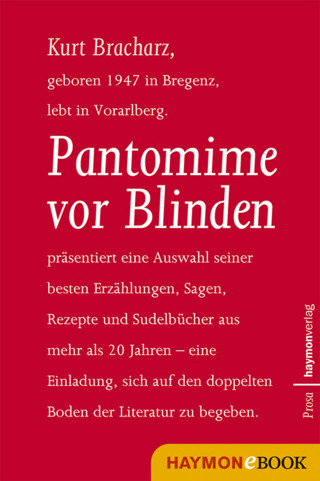 Kurt Bracharz: Pantomime vor Blinden