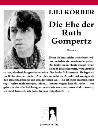 Lili Körber: Die Ehe der Ruth Gompertz