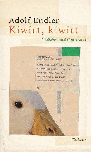 Adolf Endler: Kiwitt, kiwitt