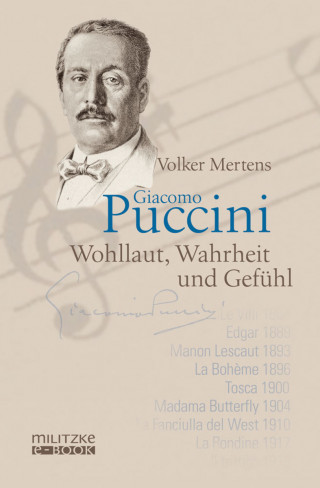 Volker Mertens: Giacomo Puccini