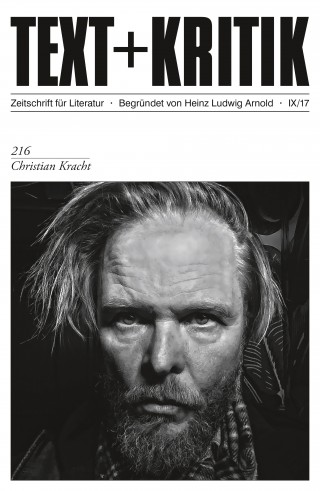 TEXT+KRITIK 216 - Christian Kracht