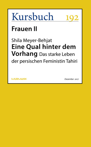 Shila Meyer-Behjat: Eine Qual hinter dem Vorhang