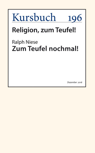 Ralph Niese: Zum Teufel nochmal!