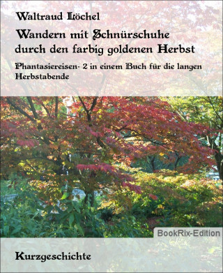 Waltraud Löchel: Wandern mit Schnürschuhe durch den farbig goldenen Herbst