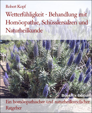Robert Kopf: Wetterfühligkeit - Behandlung mit Homöopathie, Schüsslersalzen und Naturheilkunde