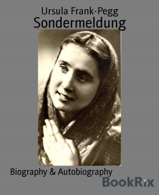 Ursula Frank-Pegg: Sondermeldung