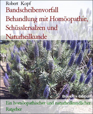 Robert Kopf: Bandscheibenvorfall Behandlung mit Homöopathie, Schüsslersalzen und Naturheilkunde