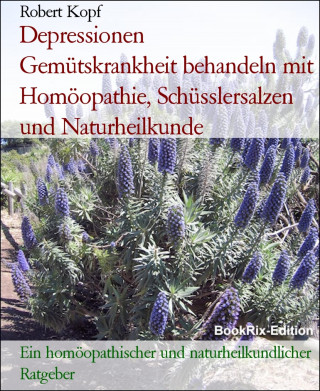 Robert Kopf: Depressionen Gemütskrankheit behandeln mit Homöopathie, Schüsslersalzen und Naturheilkunde