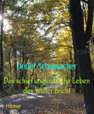 Detlef Schumacher: Das schier unglaubliche Leben des Walter Bricht