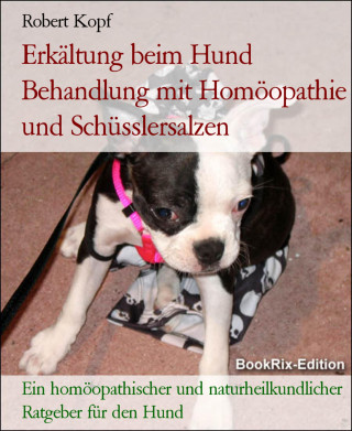 Robert Kopf: Erkältung beim Hund Behandlung mit Homöopathie und Schüsslersalzen