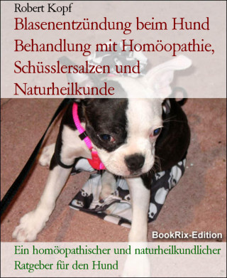 Robert Kopf: Blasenentzündung beim Hund Behandlung mit Homöopathie, Schüsslersalzen und Naturheilkunde