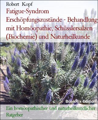 Robert Kopf: Fatigue-Syndrom Erschöpfungszustände - Behandlung mit Homöopathie, Schüsslersalzen (Biochemie) und Naturheilkunde