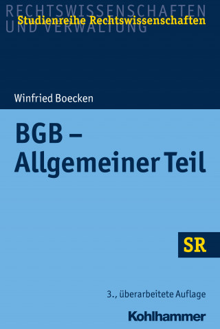 Winfried Boecken: BGB - Allgemeiner Teil