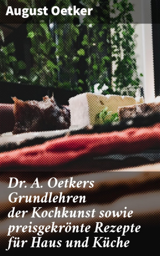 August Oetker: Dr A. Oetkers Grundlehren der Kochkunst sowie preisgekrönte Rezepte für Haus und Küche