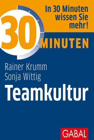 Rainer Krumm, Sonja Wittig: 30 Minuten Teamkultur