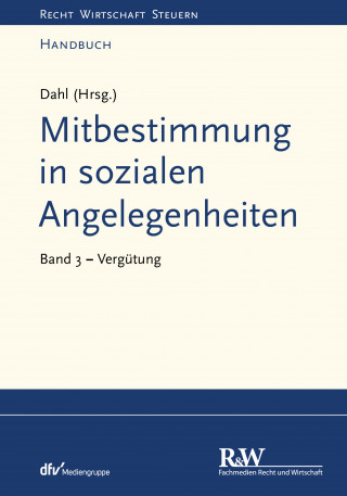 Holger Dahl: Mitbestimmung in sozialen Angelegenheiten, Band 3