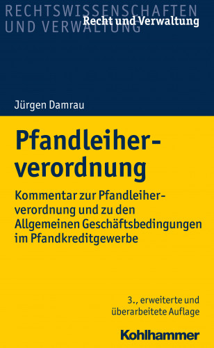 Jürgen Damrau: Pfandleiherverordnung