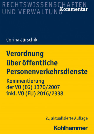 Corina Jürschik: Verordnung über öffentliche Personenverkehrsdienste