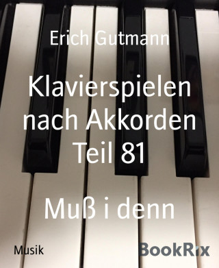 Erich Gutmann: Klavierspielen nach Akkorden Teil 81