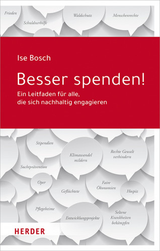 Ise Bosch: Besser spenden!