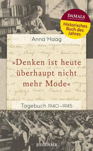 Anna Haag: "Denken ist heute überhaupt nicht mehr Mode"