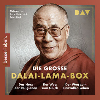 XIV. Dalai Lama: Die große Dalai-Lama-Box - Das Herz der Religionen, Der Weg zum Glück, Der Weg zum sinnvollen Leben (Gekürzt)
