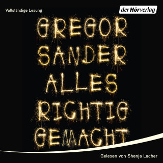 Gregor Sander: Alles richtig gemacht