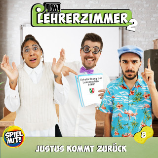 Im Lehrerzimmer, Spiel mit mir: Justus kommt zurück!