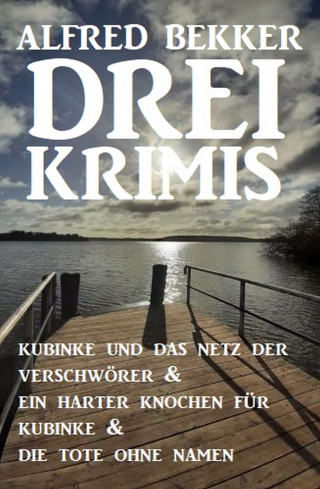 Alfred Bekker: Drei Krimis: Kubinke und das Netz der Verschwörer & Ein harter Knochen für Kubinke & Die Tote ohne Namen