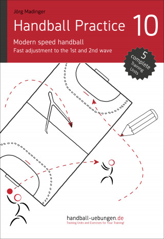 Jörg Madinger: Handball Practice 10 - Modern speed handball: Fast adjustment to the 1st and 2nd wave
