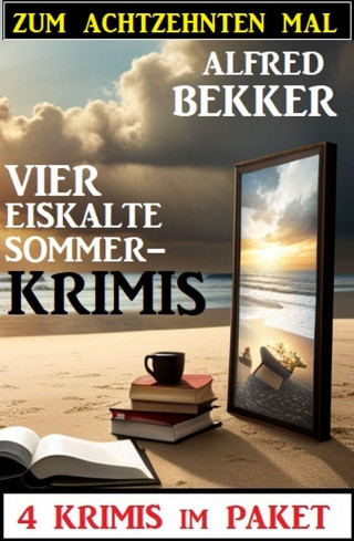 Alfred Bekker: Zum achtzehnten Mal vier eiskalte Sommerkrimis: 4 Krimis im Paket