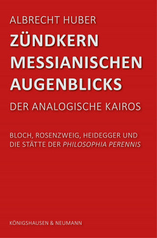 Albrecht Huber: Zündkern messianischen Augenblicks