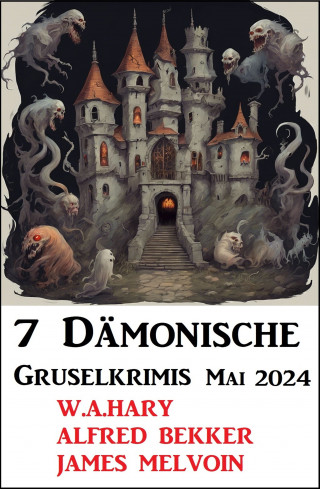 W. A. Hary, Alfred Bekker, James Melvoin: 7 Dämonische Gruselkrimis Mai 2024