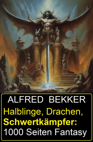 Alfred Bekker: Halblinge, Drachen, Schwertkämpfer: 1000 Seiten Fantasy